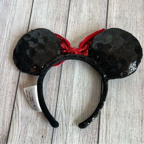 DISNEY PARKS Minnie Mouse Sequin Ears Headband - Picture 3 of 4